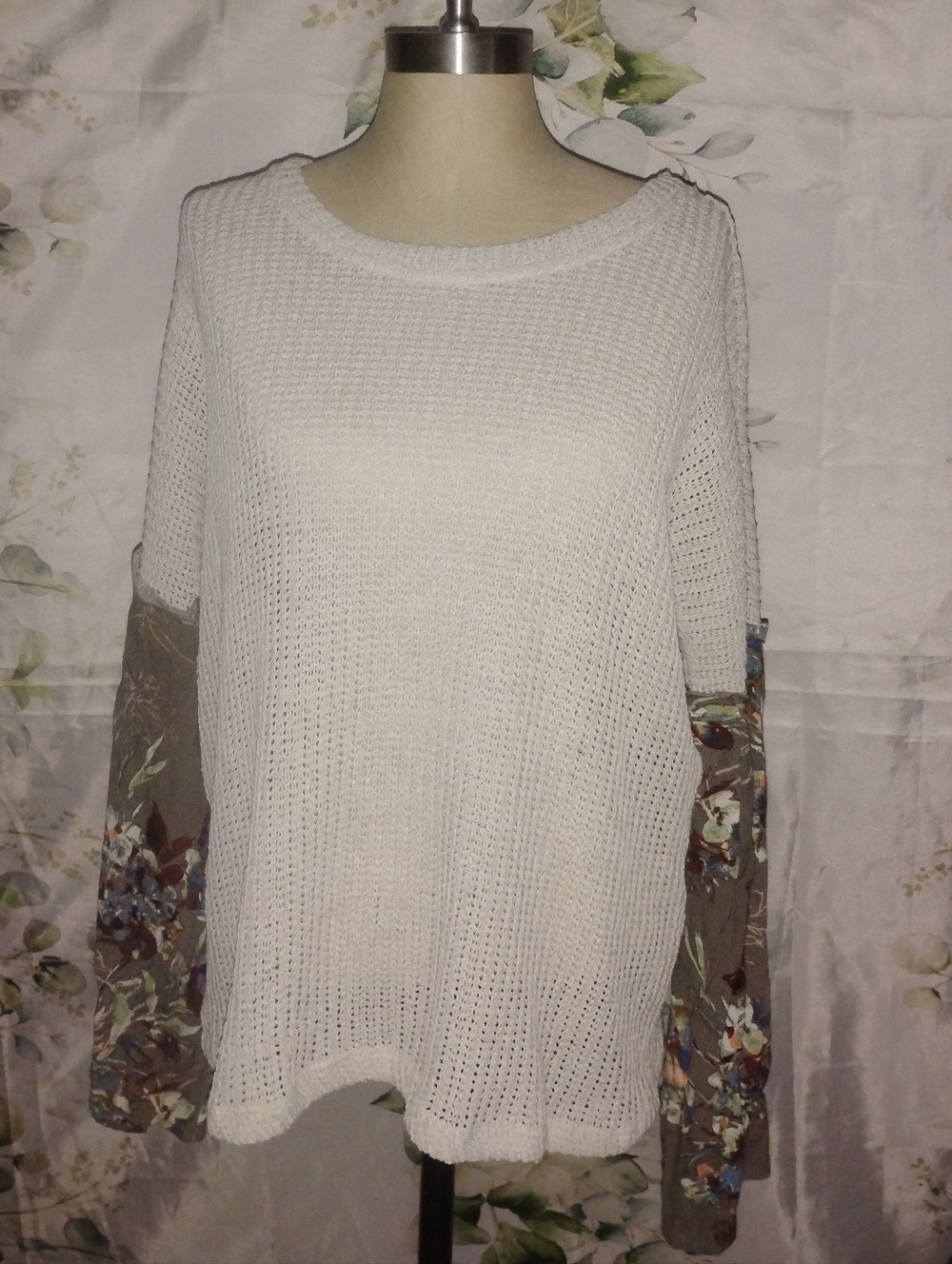 5For$12 Knit Floral Sweater